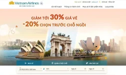 vé máy bay vietnam airline online